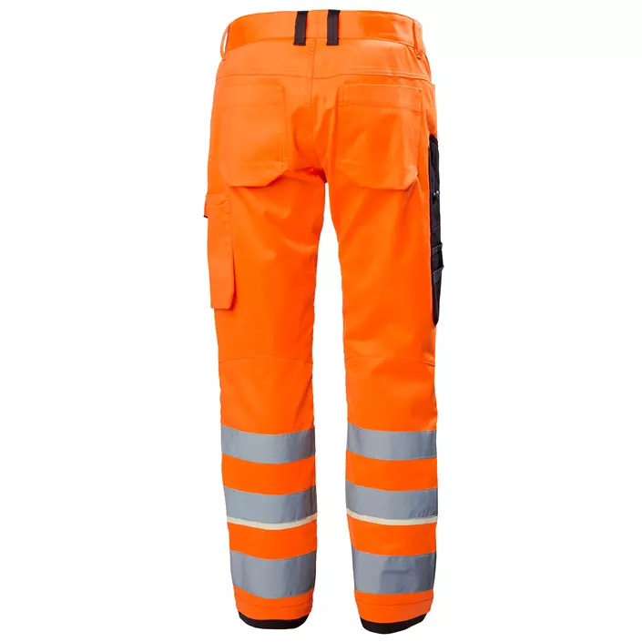 Helly Hansen UC-ME arbejdsbukser, Hi-vis Orange/Ebony, large image number 2