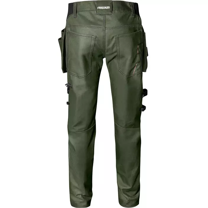 Fristads craftsman trousers 2604, Army Green/Black, large image number 1
