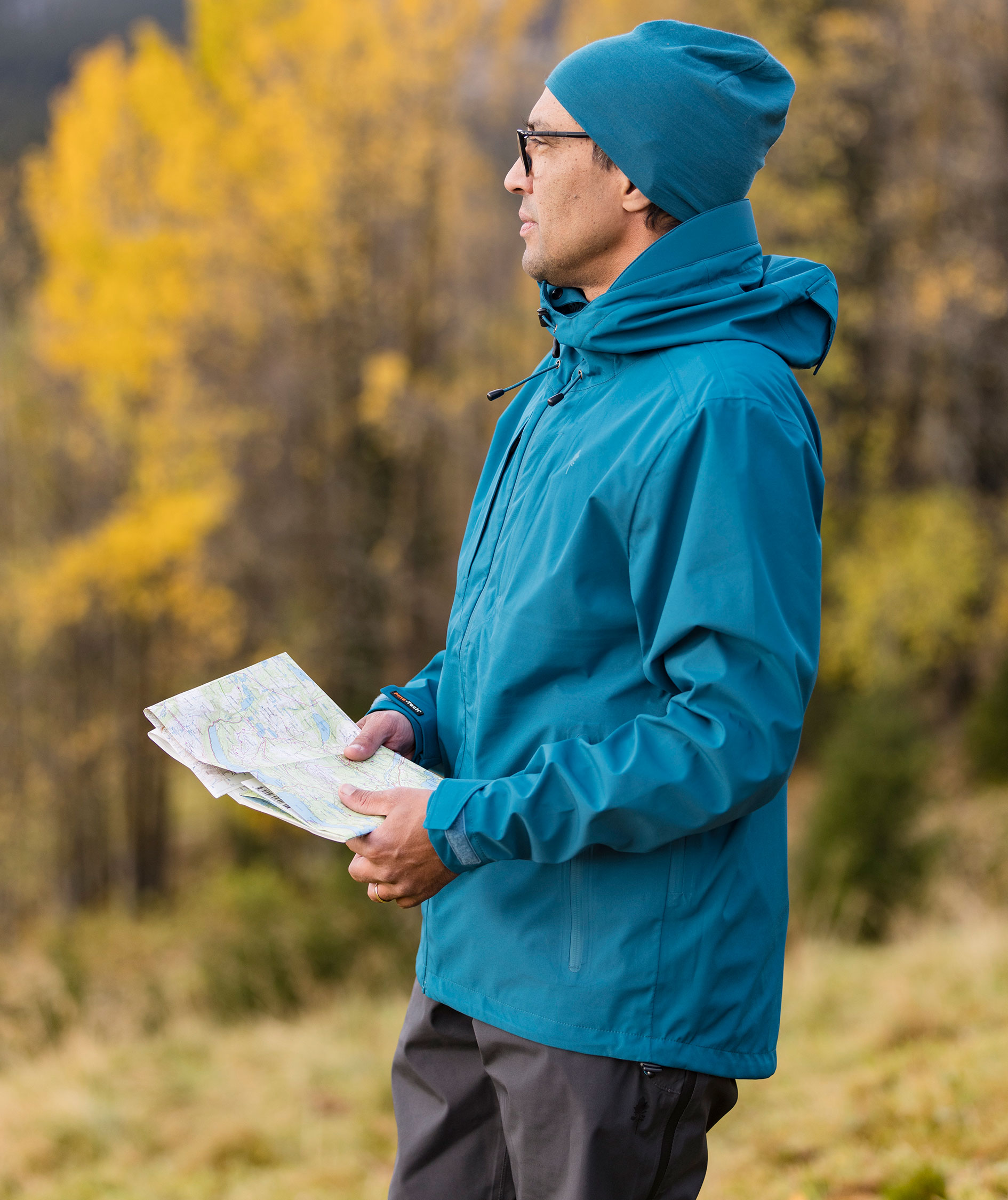 Pinewood Telluz jakke, Dark Azur Blue, large image number 3