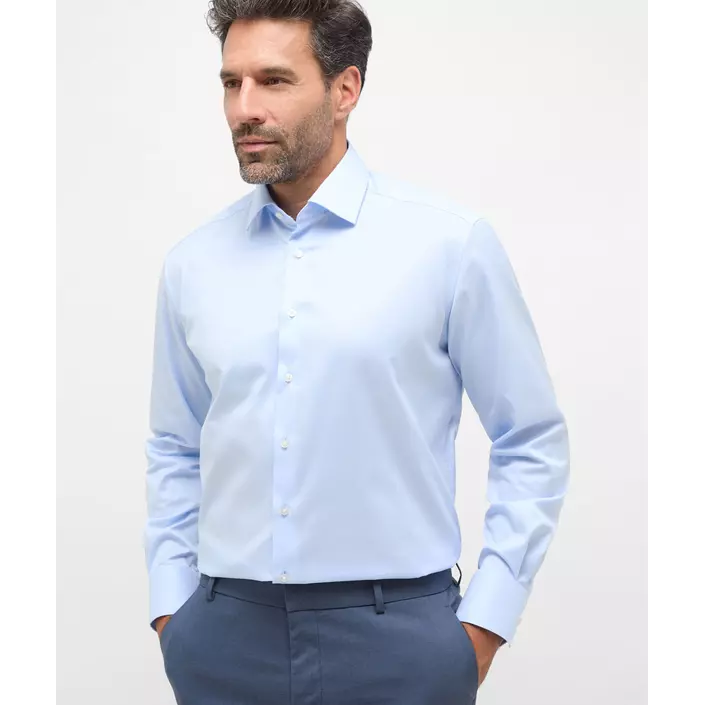 Eterna Gentle Comfort fit shirt, Light blue, large image number 1