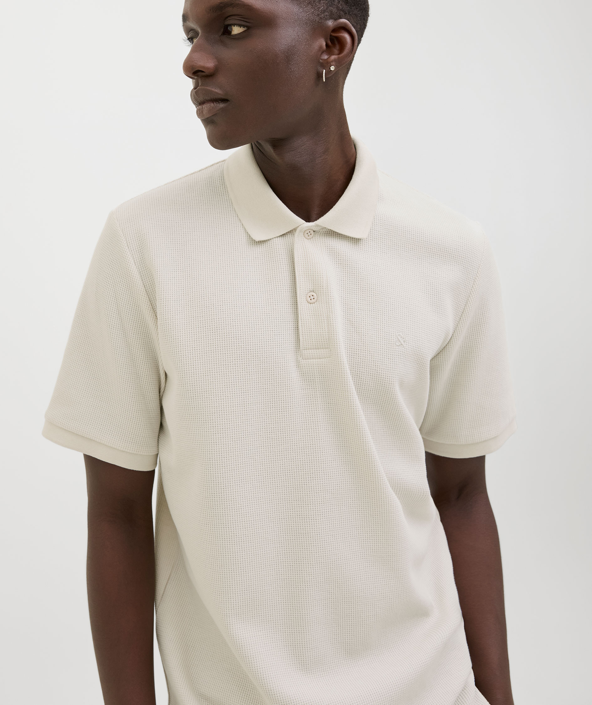 Jack & Jones JJEAUSTIN Polo shirt, Moonbeam, large image number 3