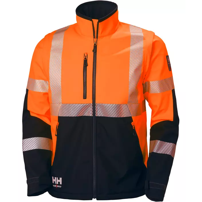 Helly Hansen ICU softshell jacket, Hi-vis Orange/Ebony, large image number 0