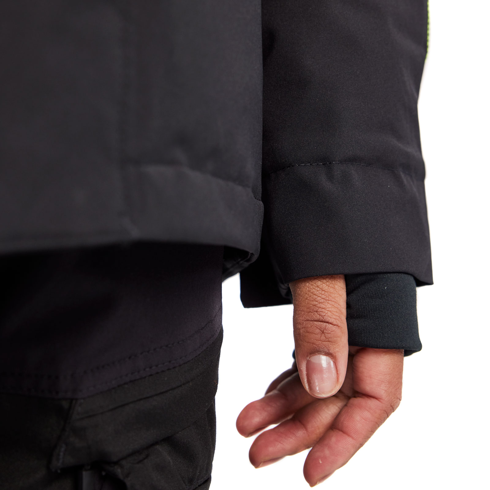 Bl&aring;kl&auml;der dame jakke full stretch, Svart/Hi-Vis Gul, large image number 8