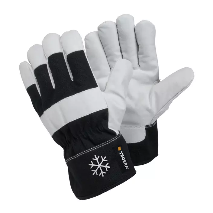 Tegera 377 winter work gloves, Black/White, large image number 0
