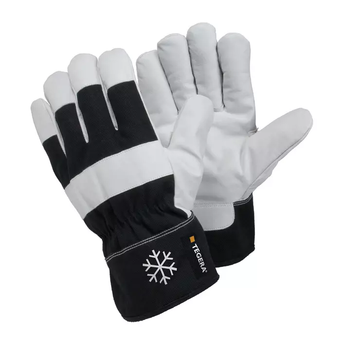 Tegera 377 winter work gloves, Black/White, large image number 0
