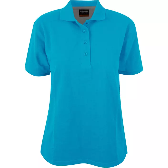 YOU Carolina women's polo shirt, Turquoise, large image number 0