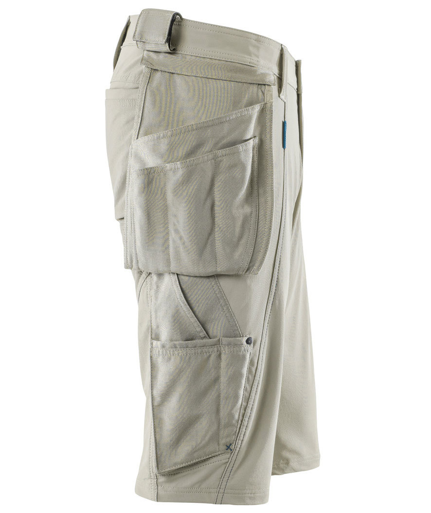 Mascot Advanced Handwerkershorts full stretch, Hell Khaki, large image number 3