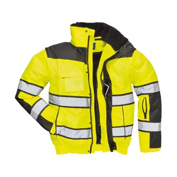 Portwest 3-in-1 pilotjacket, Yellow/Black