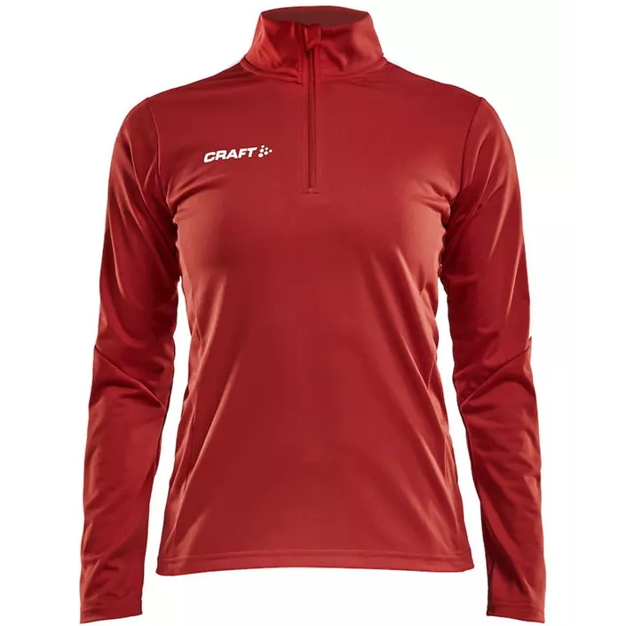 Craft Progress Langärmliges Damen Halfzip Sweatshirt, Bright red, large image number 0