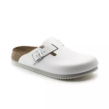 Birkenstock Boston Supergrip Regular Fit sandals, White