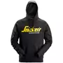 Snickers logo Hoodie 2899, Black Snickers logo Hoodie 2899