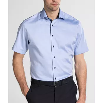 Eterna Fein Oxford Modern fit kortærmet skjorte, Blå