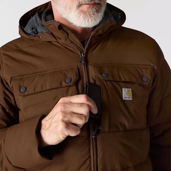 Carhartt Montana vatteret jakke, Red Duck, large image number 3