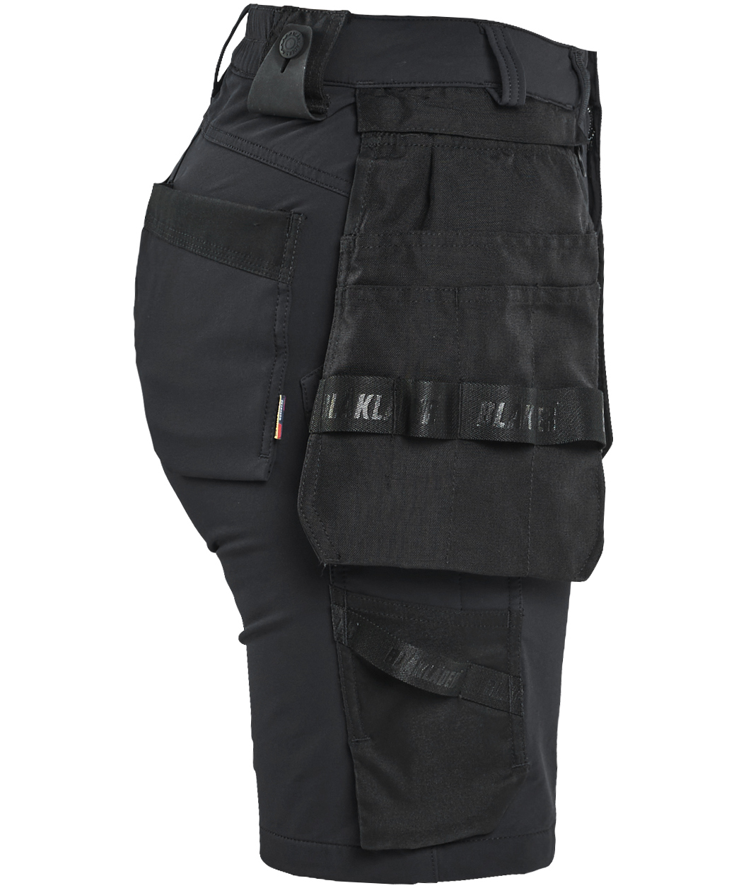 Bl&aring;kl&auml;der Damen Handwerkershorts full stretch, Schwarz, large image number 2