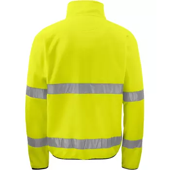 ProJob fleece jacket 6327, Hi-vis Yellow/Black