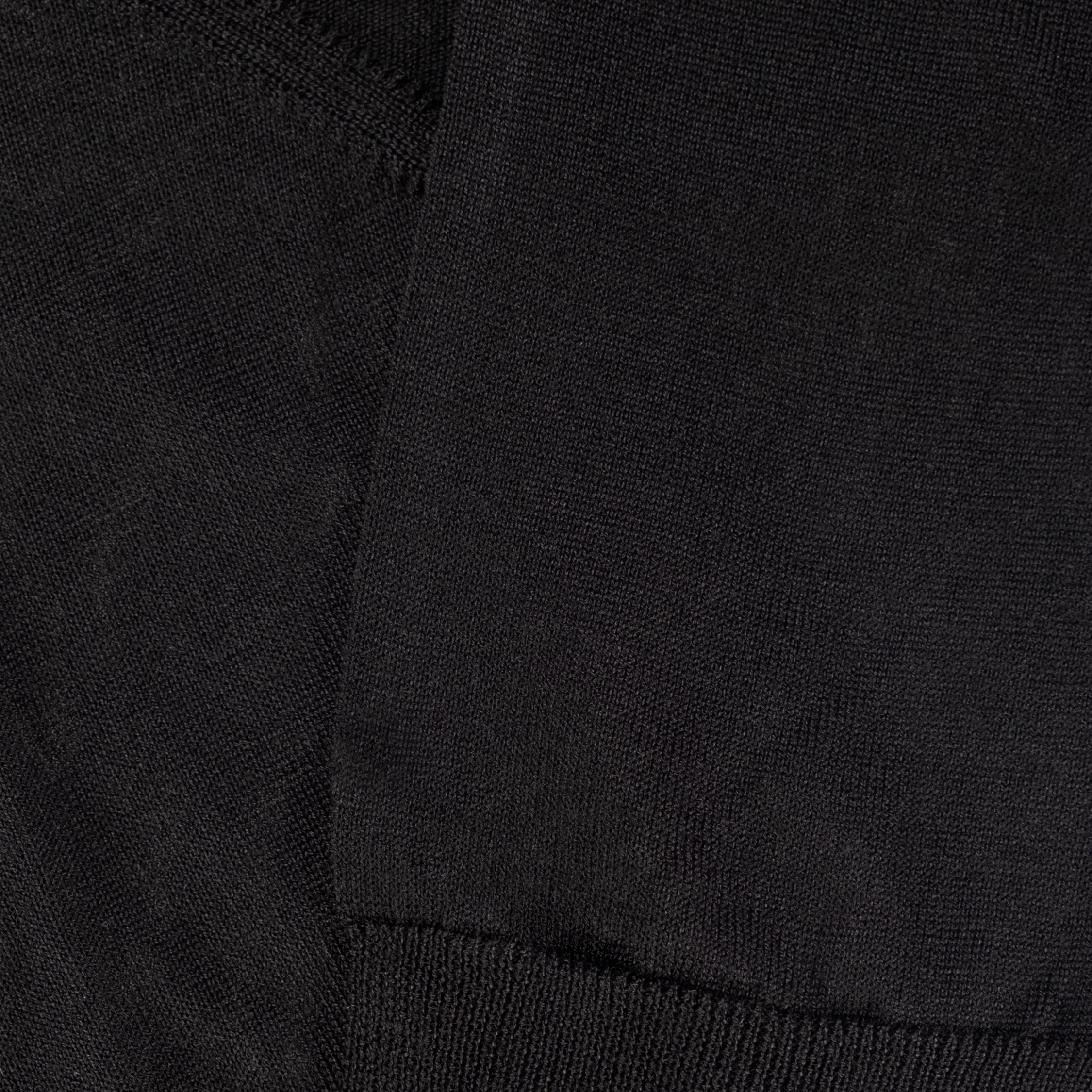 ID knitted pullover with merino wool, Black, large image number 6