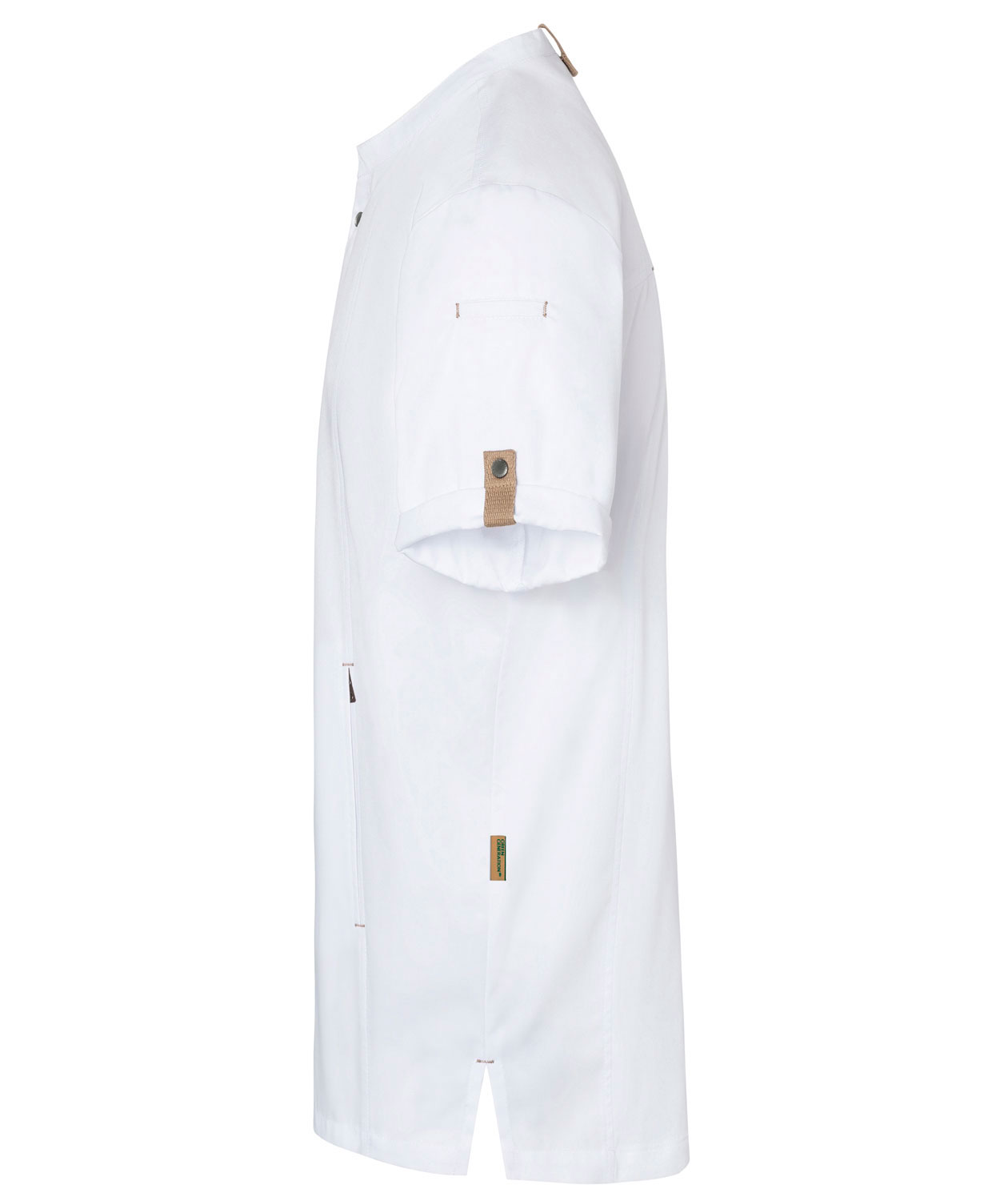 Karlowsky Green-generation short-sleeved chefs jacket, White, large image number 3