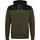 Engel Entire hoodie med dragkedja, Forest Green/Black, Forest Green/Black, swatch