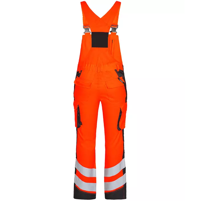 Engel Safety Light women's bib and brace, Hi-vis orange/Grey, large image number 1