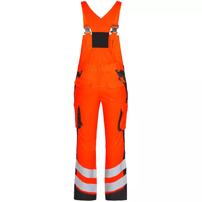 Engel Safety Light Damen Latzhose, Hi-vis orange/Grau, large image number 1