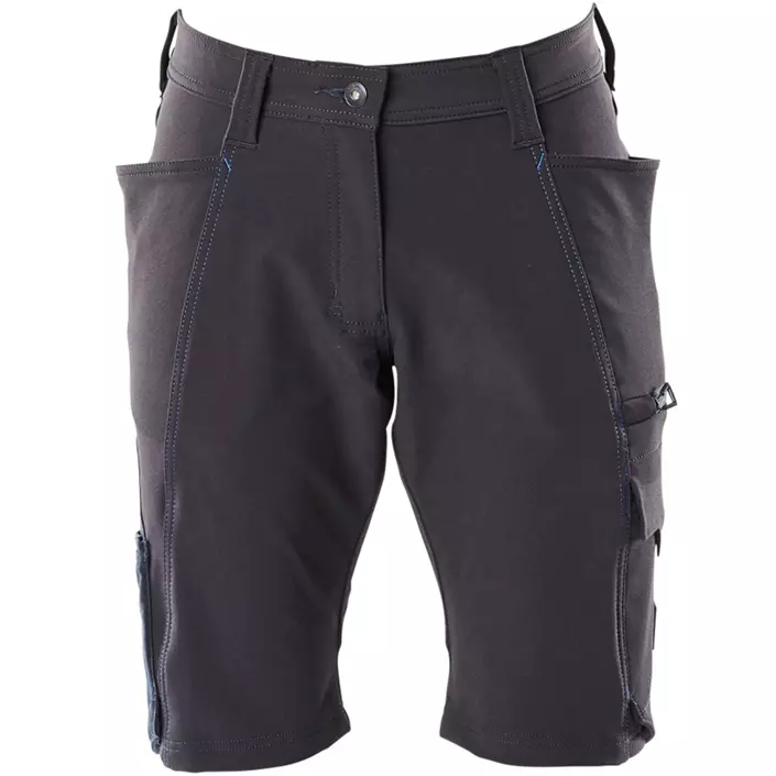 Mascot Accelerate diamond fit dame serviceshorts full stretch, Mørk Marine, large image number 0