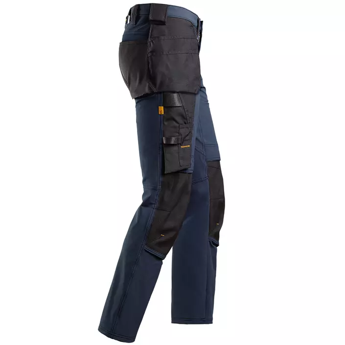 Snickers AllroundWork craftsman trousers 6271 full stretch, Marine Blue/Black, large image number 3