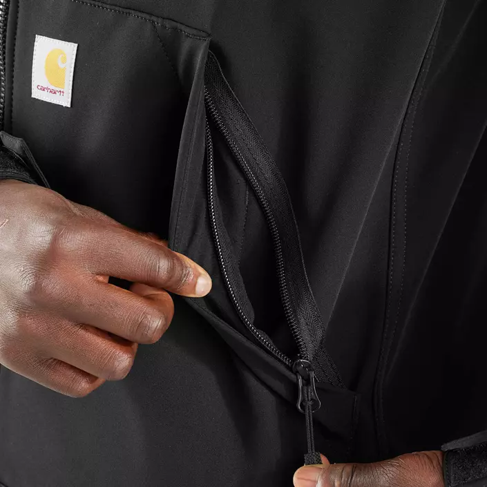Carhartt Rain Defender softshelljakke, Black, large image number 3