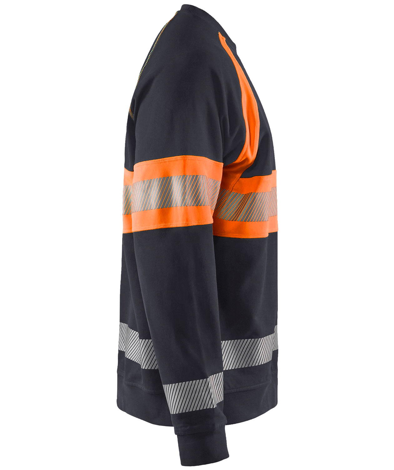 Bl&aring;kl&auml;der sweatshirt, Mellangr&aring;/Hi-Vis Orange, large image number 2