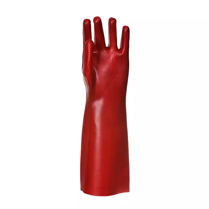 Portwest PVC protection gloves 45 cm, Red, Red, large image number 2