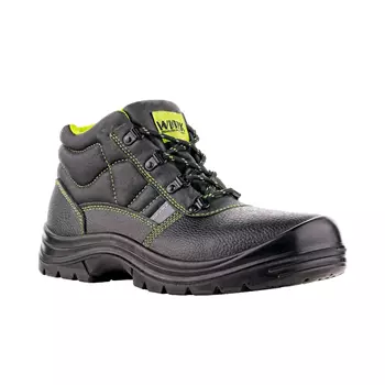 Worktime Stockholm safety boots S1, Black/Green