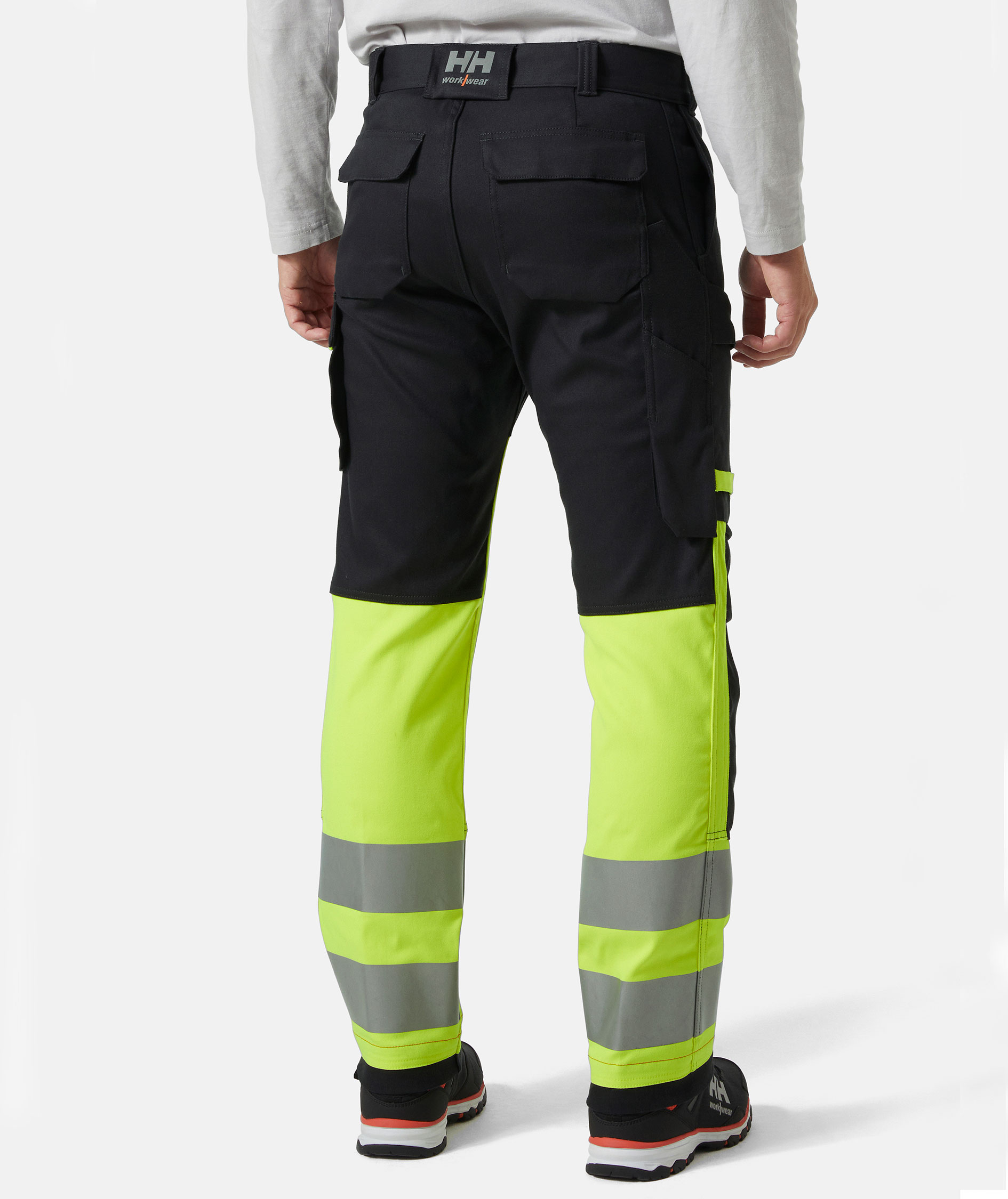 Helly Hansen Fyre work trousers, Hi-vis yellow/Ebony, large image number 3