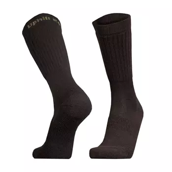 UphillSport Rova socks with merino wool, Black