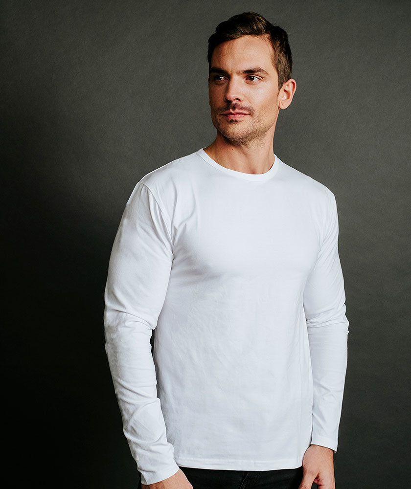 Camus Chania long-sleeved T-shirt, White, large image number 1