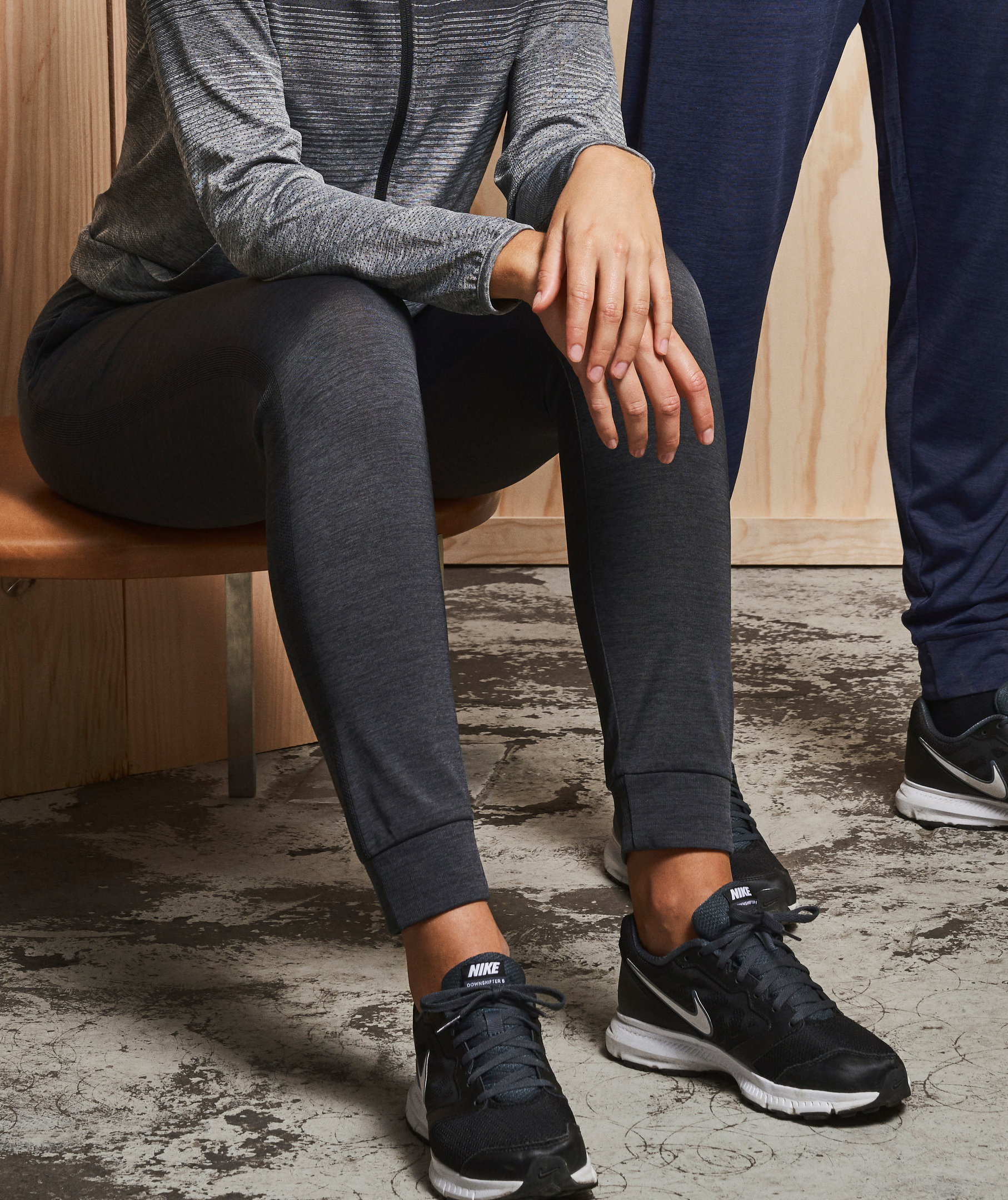 GEYSER seamless sporty women's pants, Graphite melange, Graphite melange, large image number 3