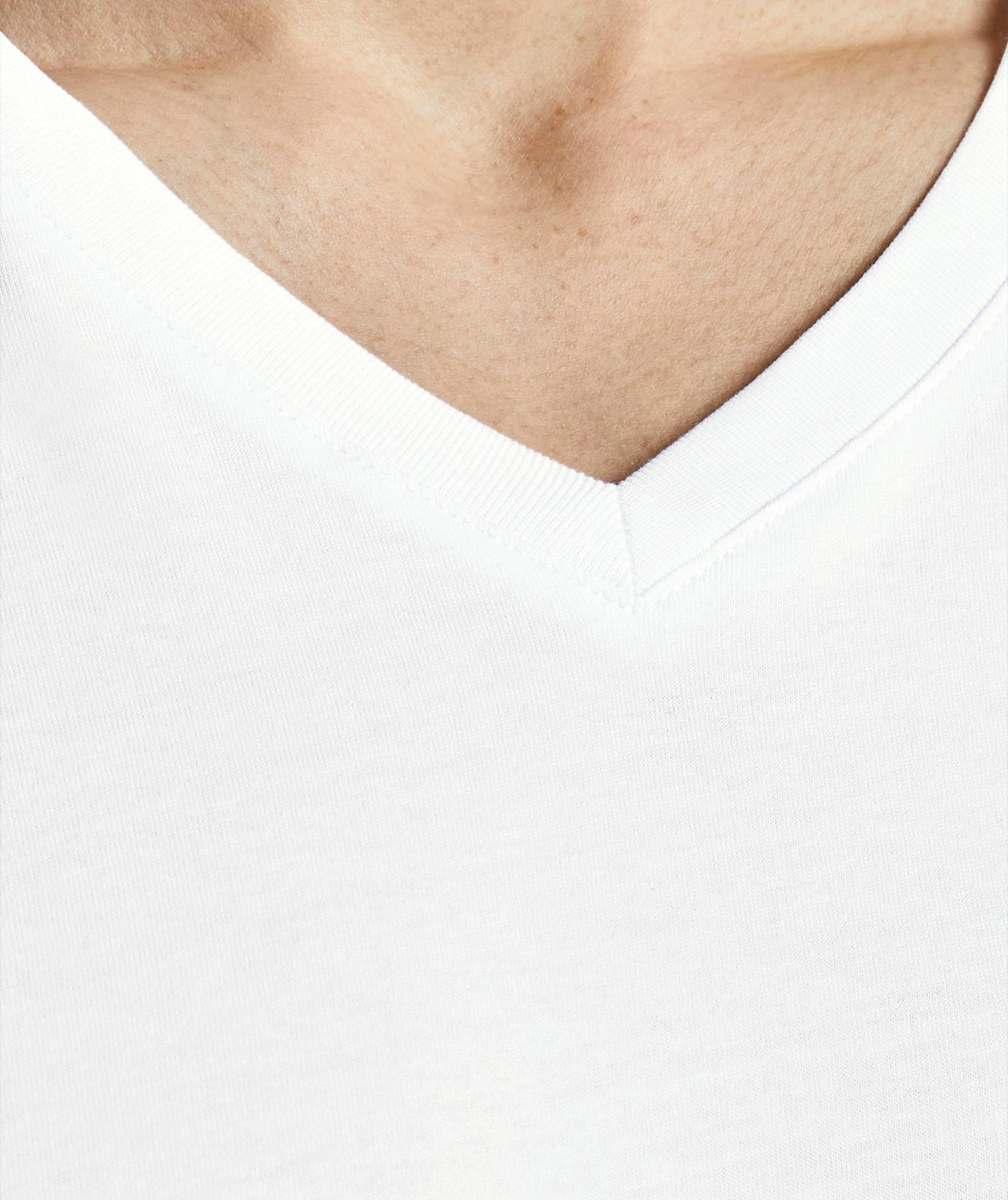 Jack & Jones JABASIC 2-pack kort&auml;rmad undertr&ouml;ja, Vit, large image number 5