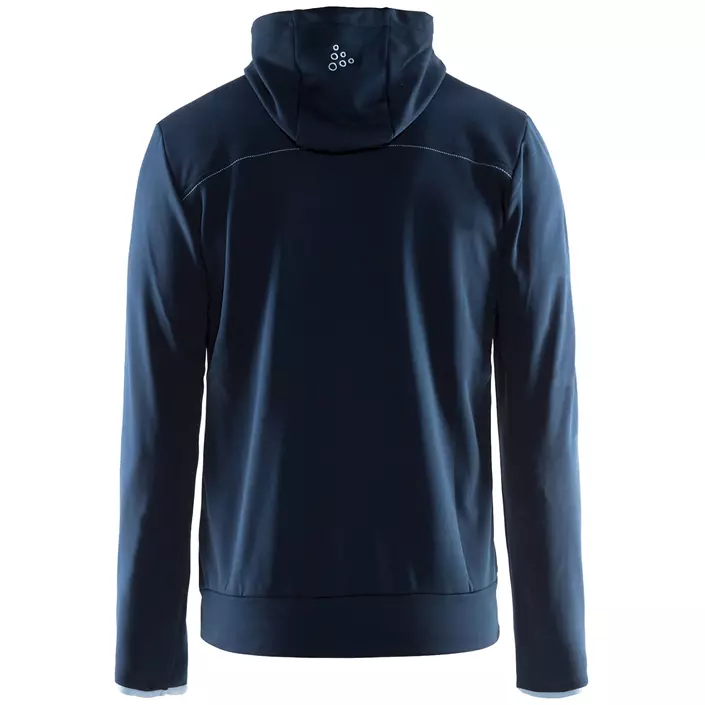 Craft Leisure hoodie med blixtlås, Mörk marinblå, large image number 1