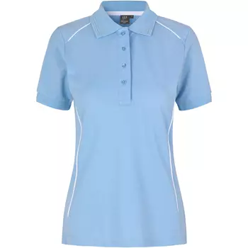 ID PRO Wear women's polo shirt, Light Blue