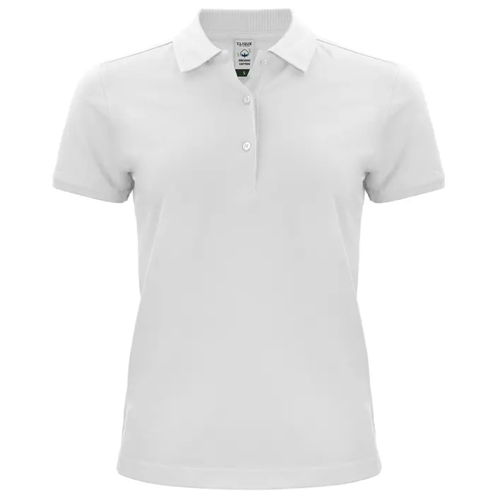 Clique Classic dame polo T-shirt, Hvid, large image number 0