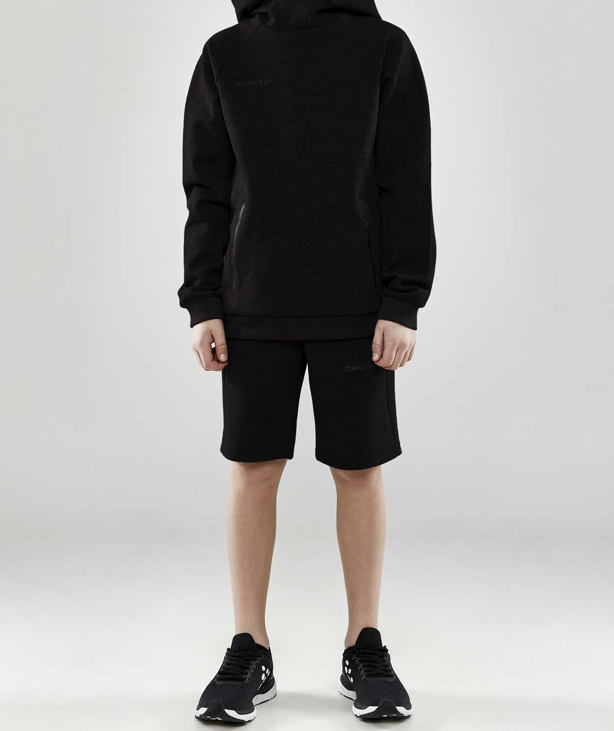 Craft Soul sweatshorts for kids, Black, large image number 1