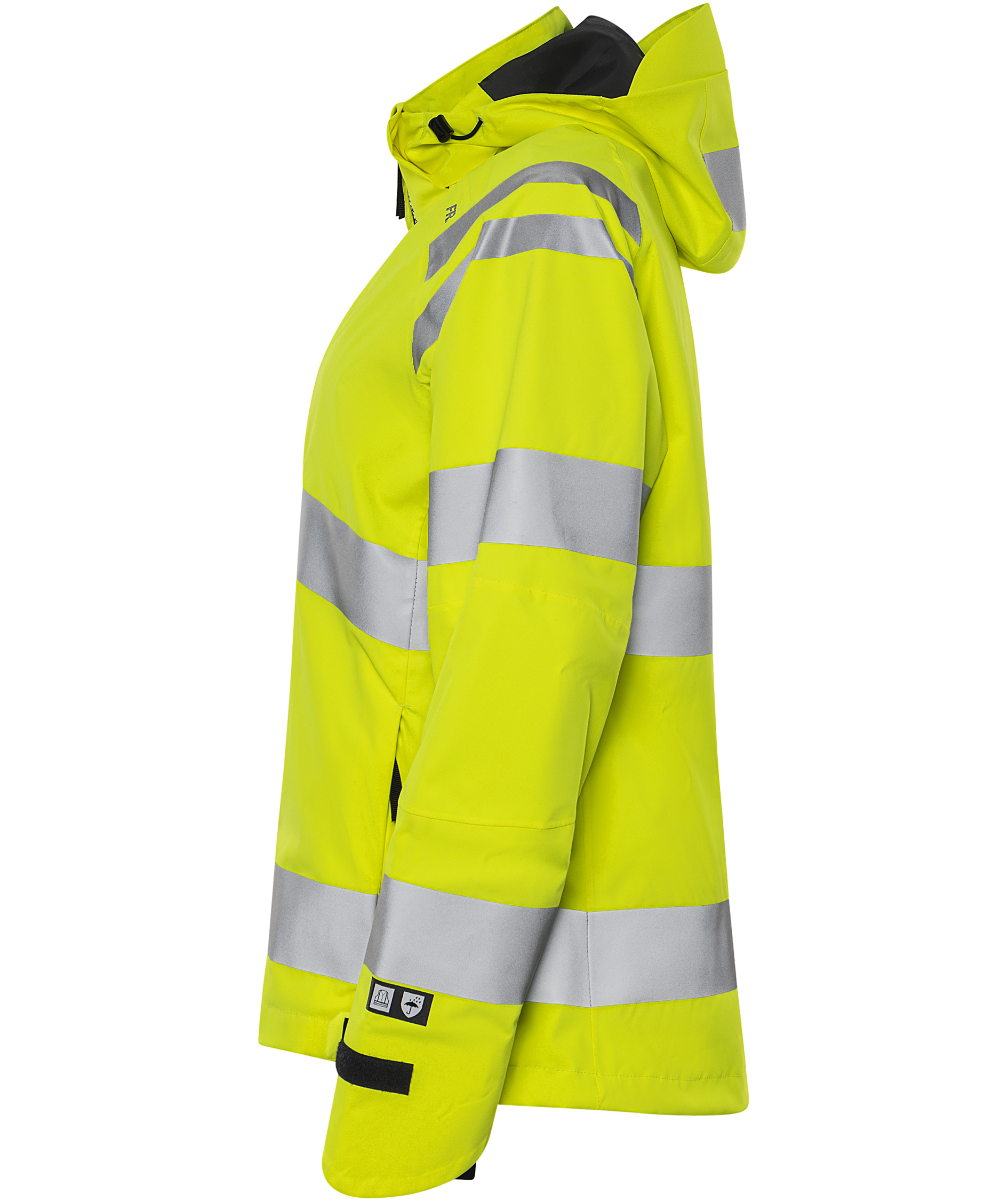 Fristads women's shell jacket 4681 GLPS, Hi-Vis Yellow, large image number 7