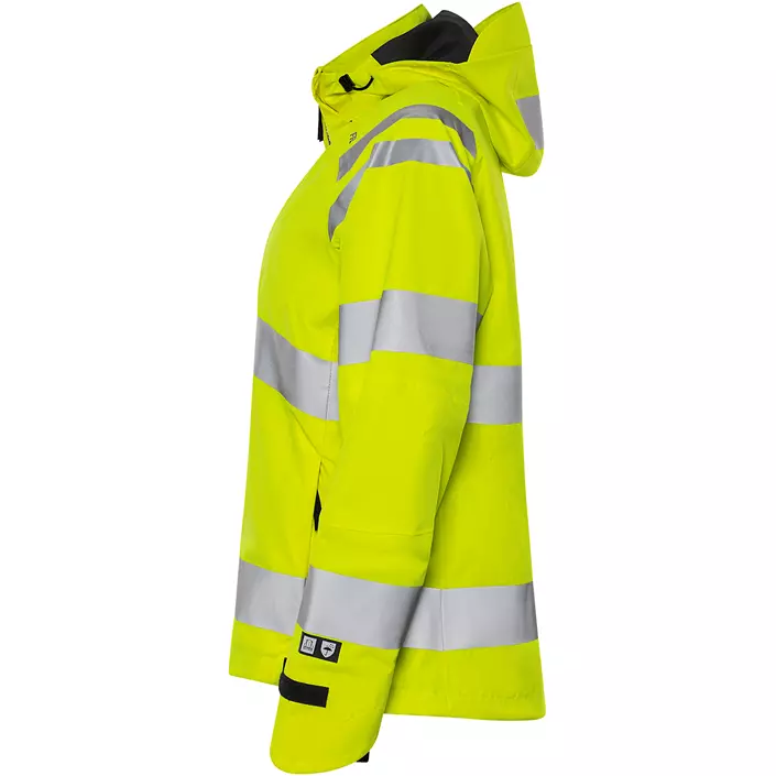 Fristads women's shell jacket 4681 GLPS, Hi-Vis Yellow, large image number 7