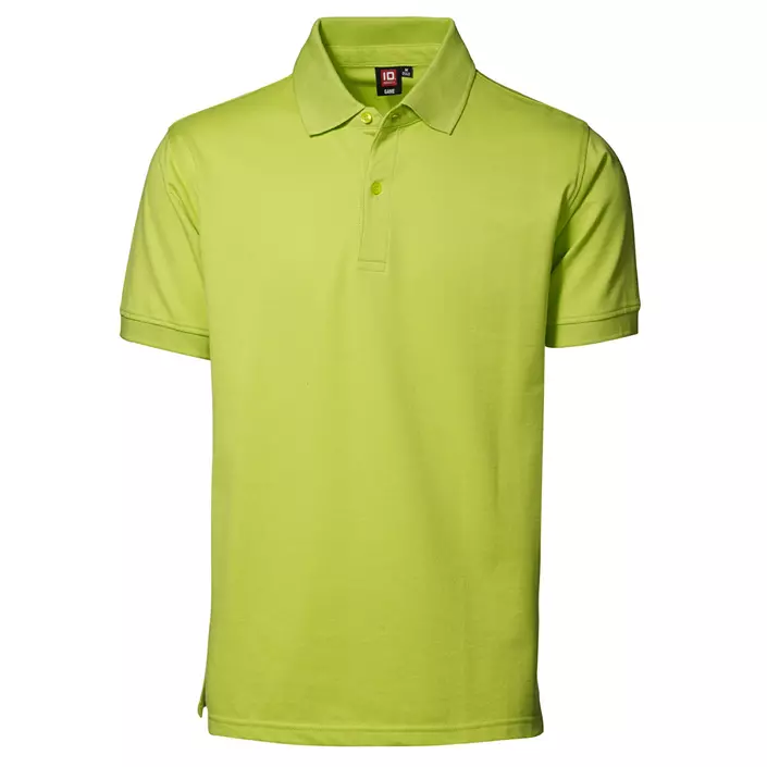 ID Pique Polo shirt, Lime Green, large image number 0