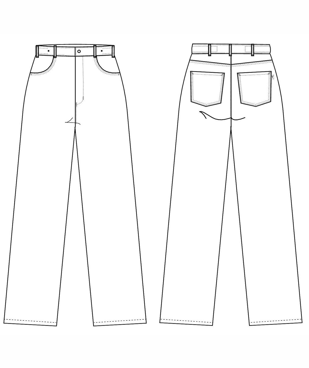 Kentaur  Jeans, Wei&szlig;