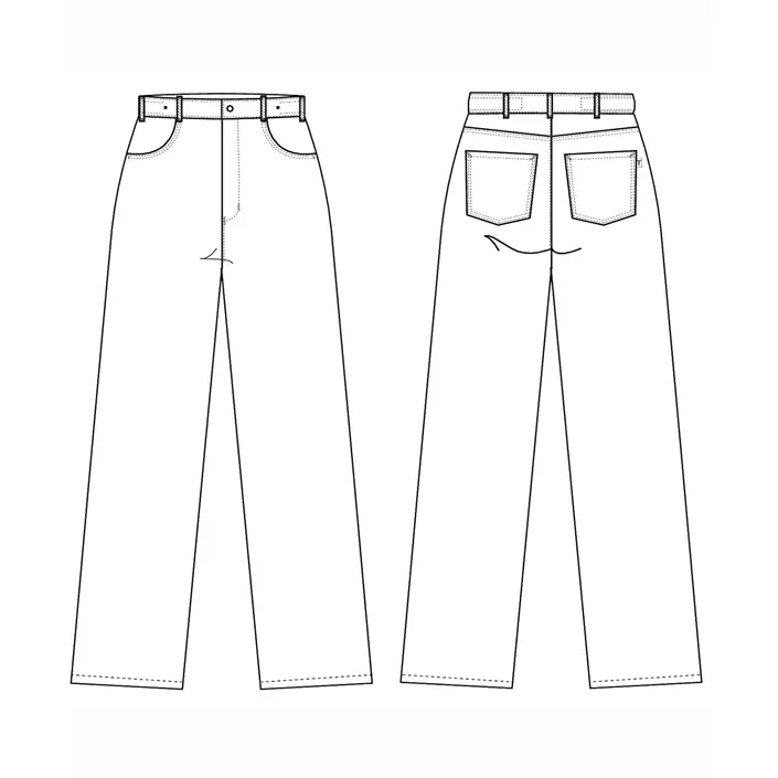 Kentaur  jeans, Hvid, large image number 1