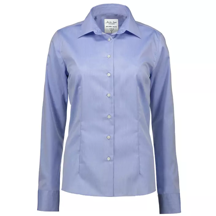 Seven Seas moderne fit Fine Twill women's shirt, Light Blue, large image number 0