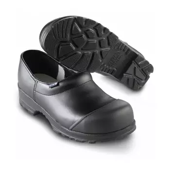 2nd quality product Sika flex clogs with heel cover S3, Black