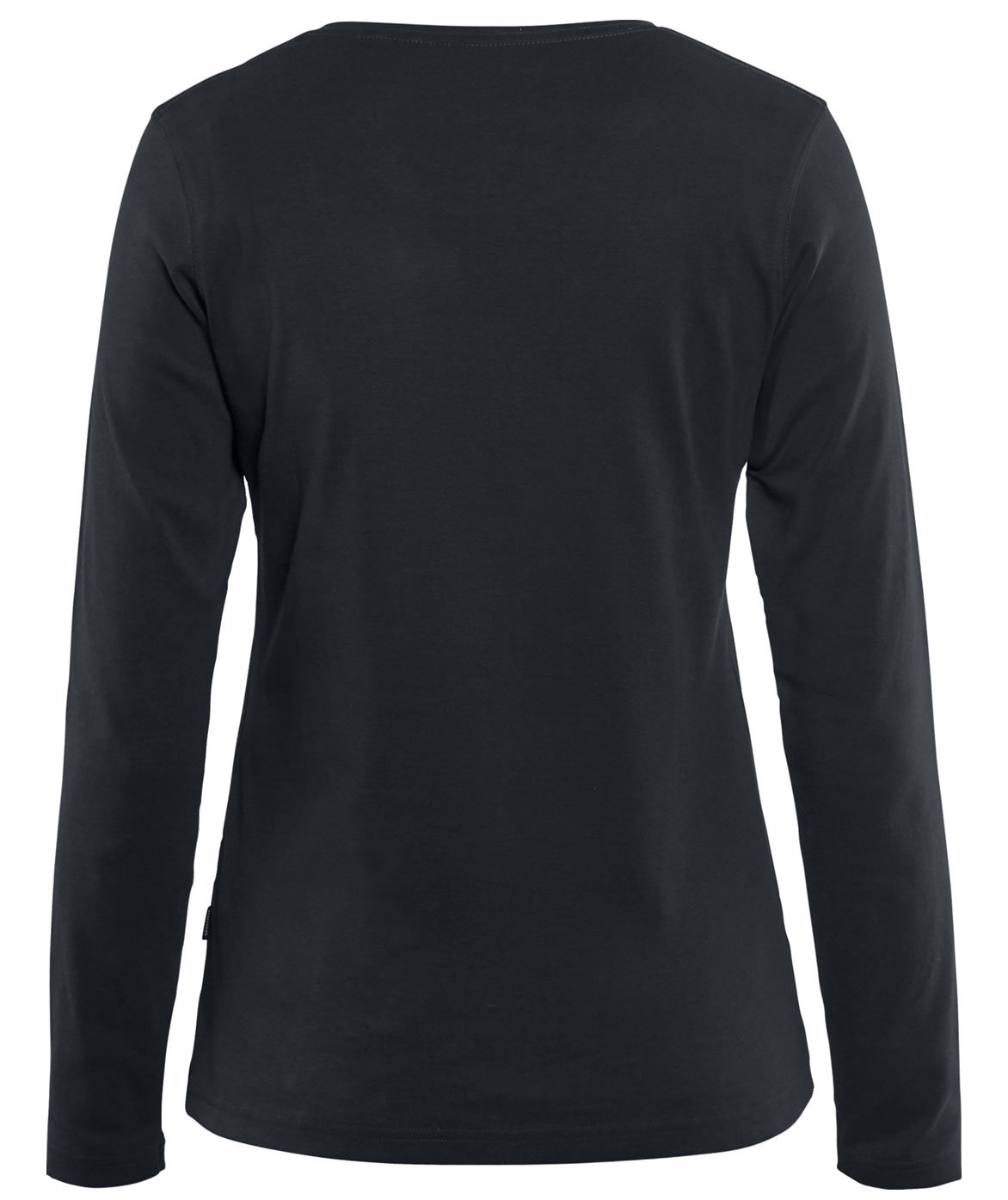 Bl&aring;kl&auml;der l&aring;ng&auml;rmad T-shirt dam, Svart