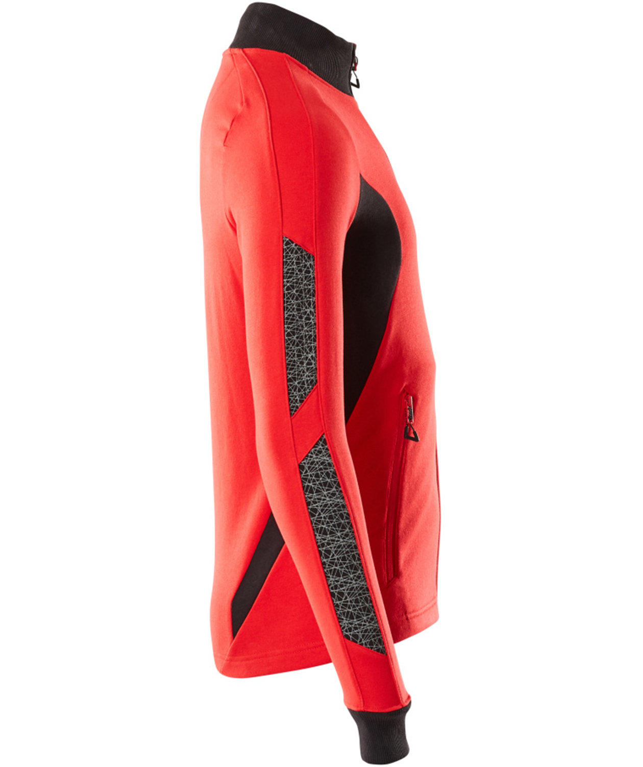 Mascot Accelerate cardigan, Signal red/black, large image number 2