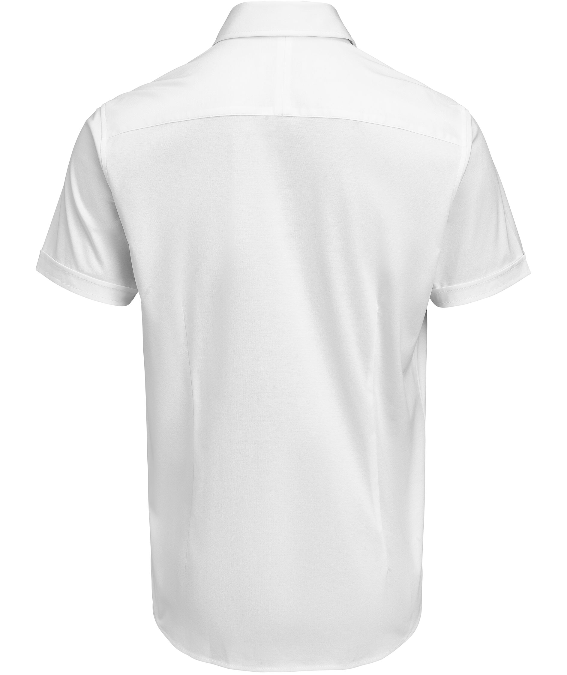 J. Harvest & Frost Indgo Bow Slim fit short-sleeved shirt, White, large image number 1