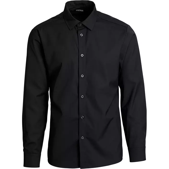 Kentaur modern fit skjorta, Black, large image number 0